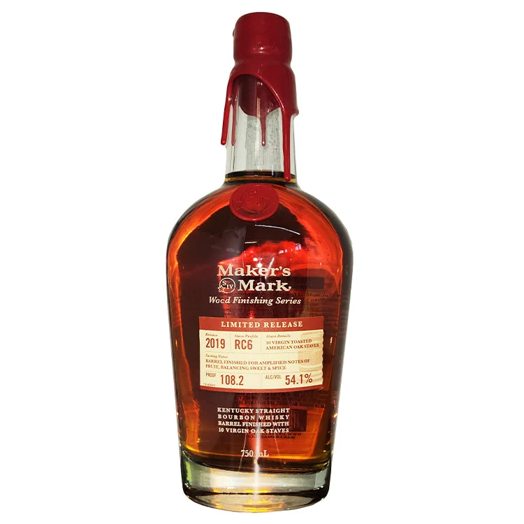 Maker's Mark Wood Finishing Series 2019 Limited Release RC6 Straight Bourbon Whiskey 108.2 proof 54.1% ALC - 750ml