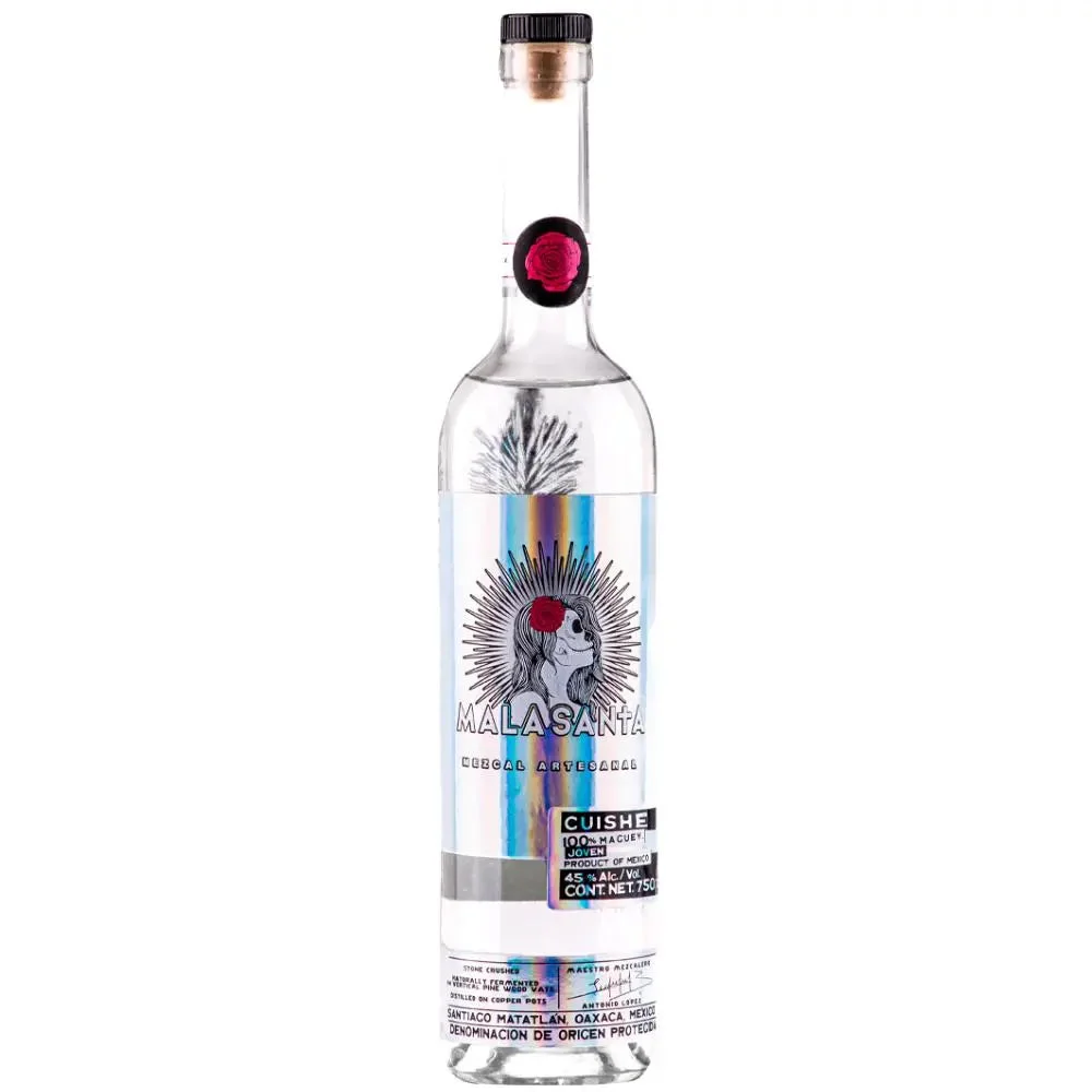 Malasanta Cuishe Joven 100% Maguey Mezcal Artesanal Oaxaca 750ml