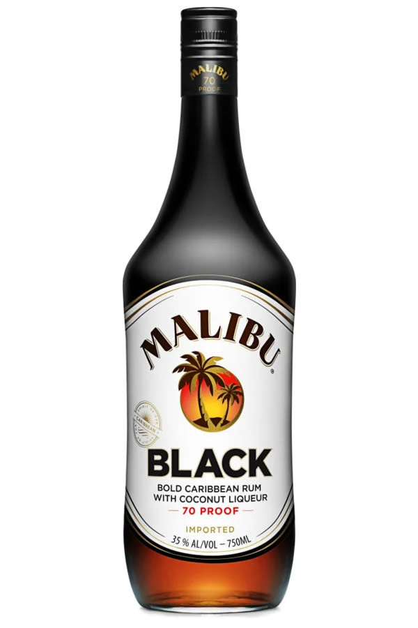Malibu Black Rum 750ML