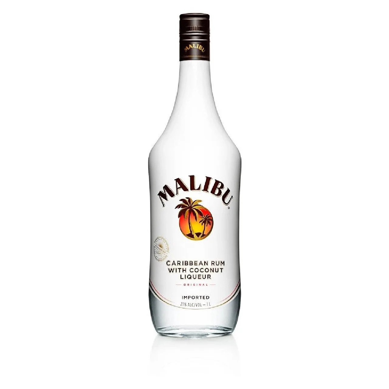 Malibu Original Caribbean Rum With Coconut Liqueur 1L