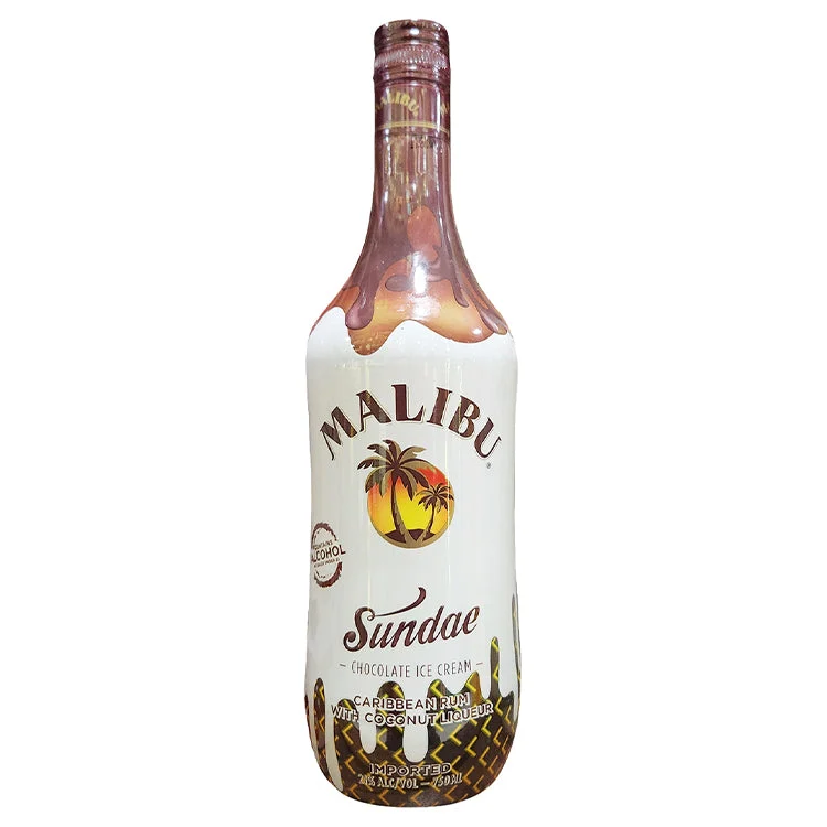 Malibu Sundae Chocolate Ice Cream Coconut Rum - 750ml