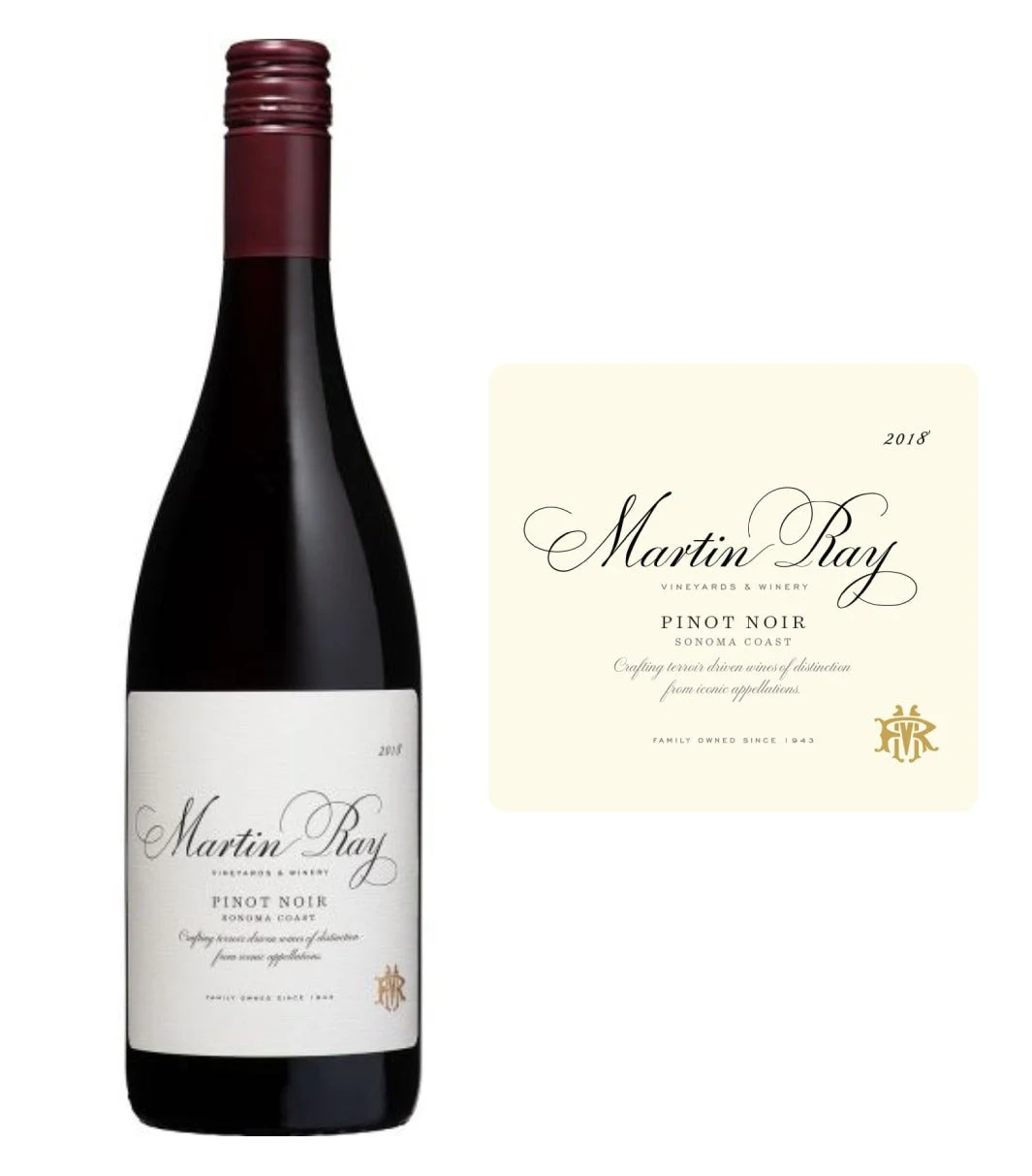 Martin Ray Sonoma Coast Pinot Noir 2023 (750 ml)