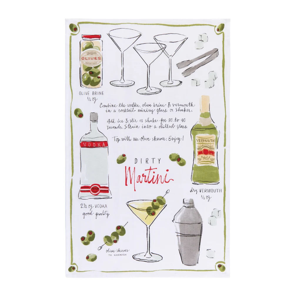 Martini Bar Towel