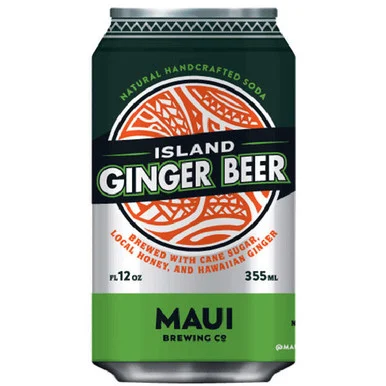 Maui Island Ginger Beer Soda 12oz 4-Pack