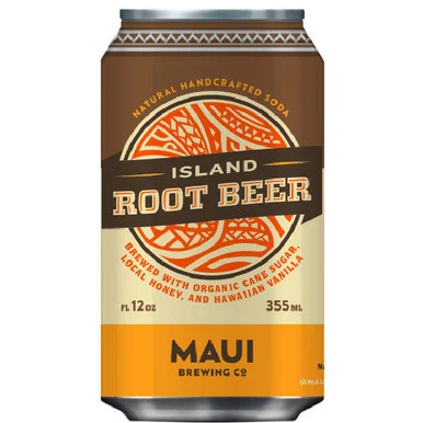 Maui Island Root Beer Soda 12oz 4-Pack