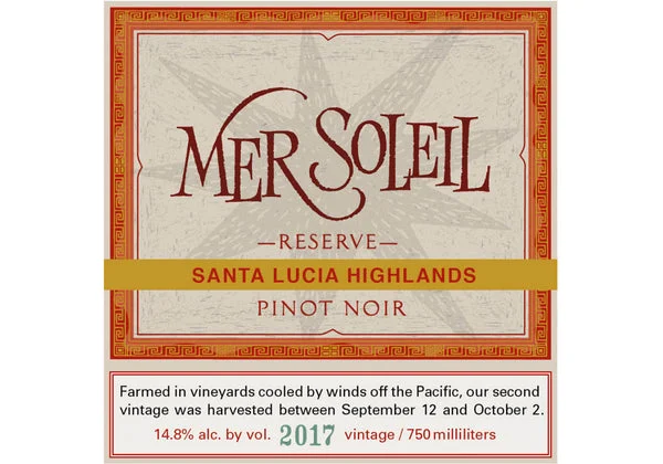 Mer Soleil Reserve Pinot Noir 2017