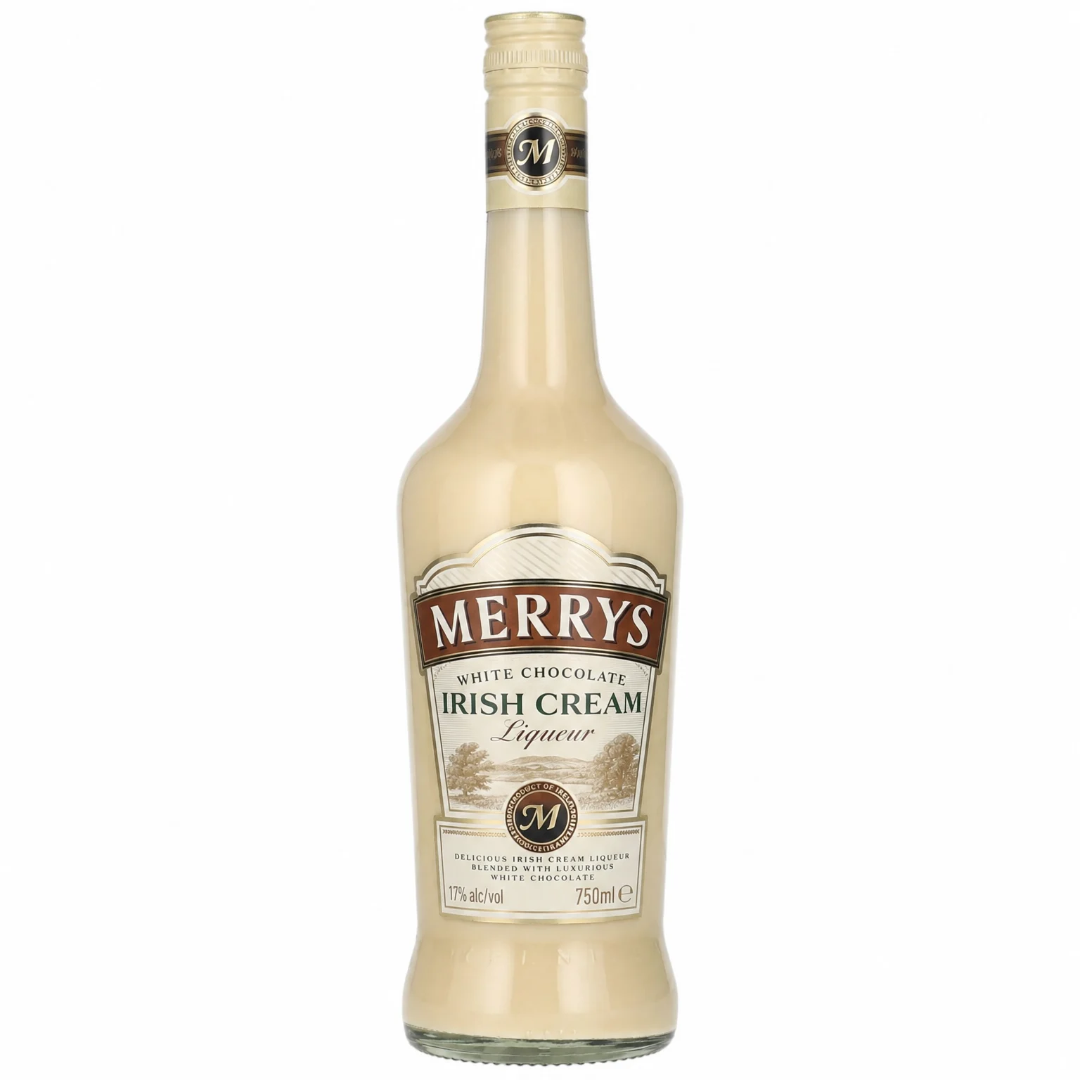 Merrys White Chocolate Irish Cream Liqueur 750ml