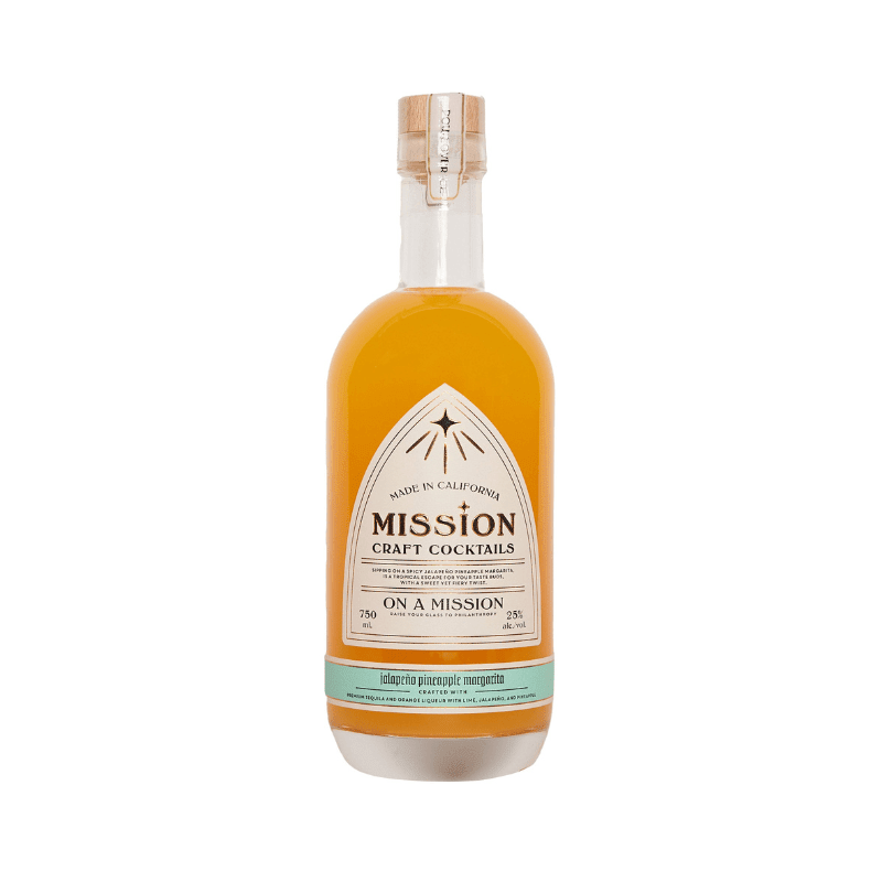 Mission Craft Cocktails Jalapeno Pineapple Margarita 750mL
