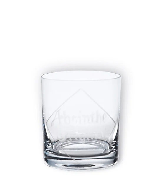 Set of 2 Modern Absinthe Lowball Glasses