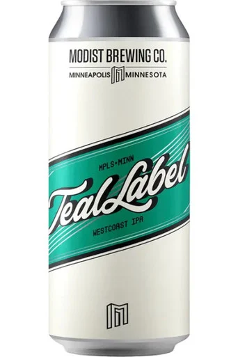 Modist Teal Label West Coast IPA 4pk 16oz cans