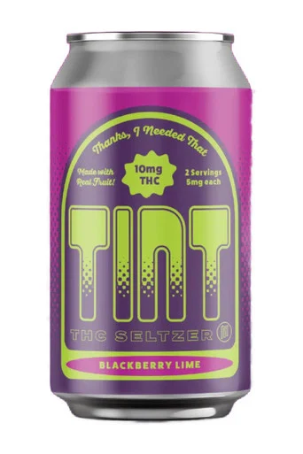 Modist Tint Blackberry Lime 10mg THC Seltzer 4pk 12oz cans