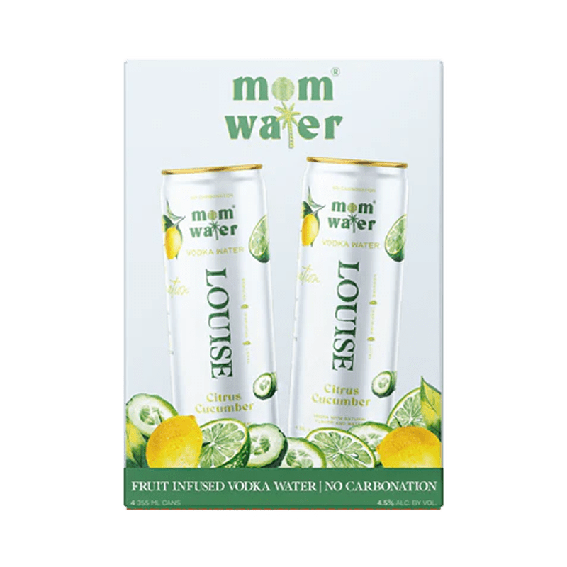 Mom Water Louise - Citrus Cucumber 12.oz 4 Pack