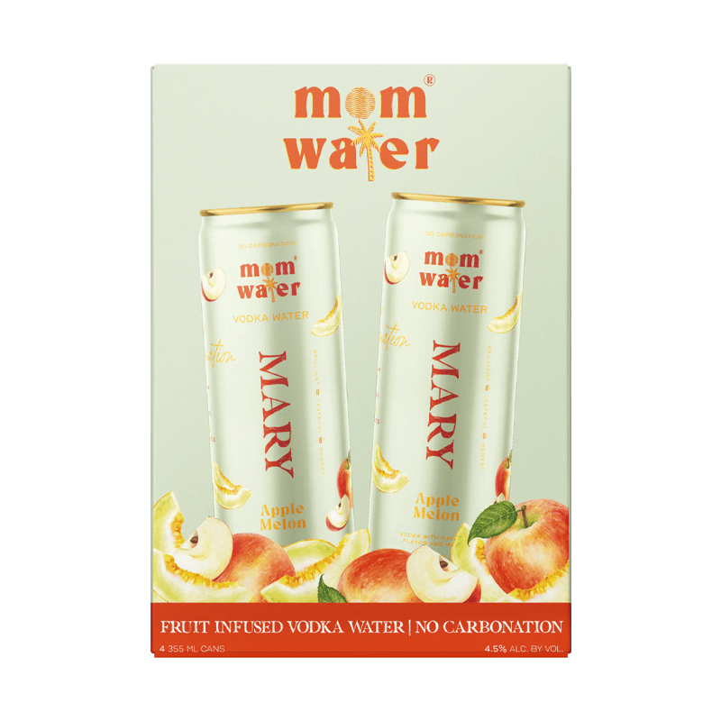 Mom Water Mary - Apple Melon 12.oz 4 Pack
