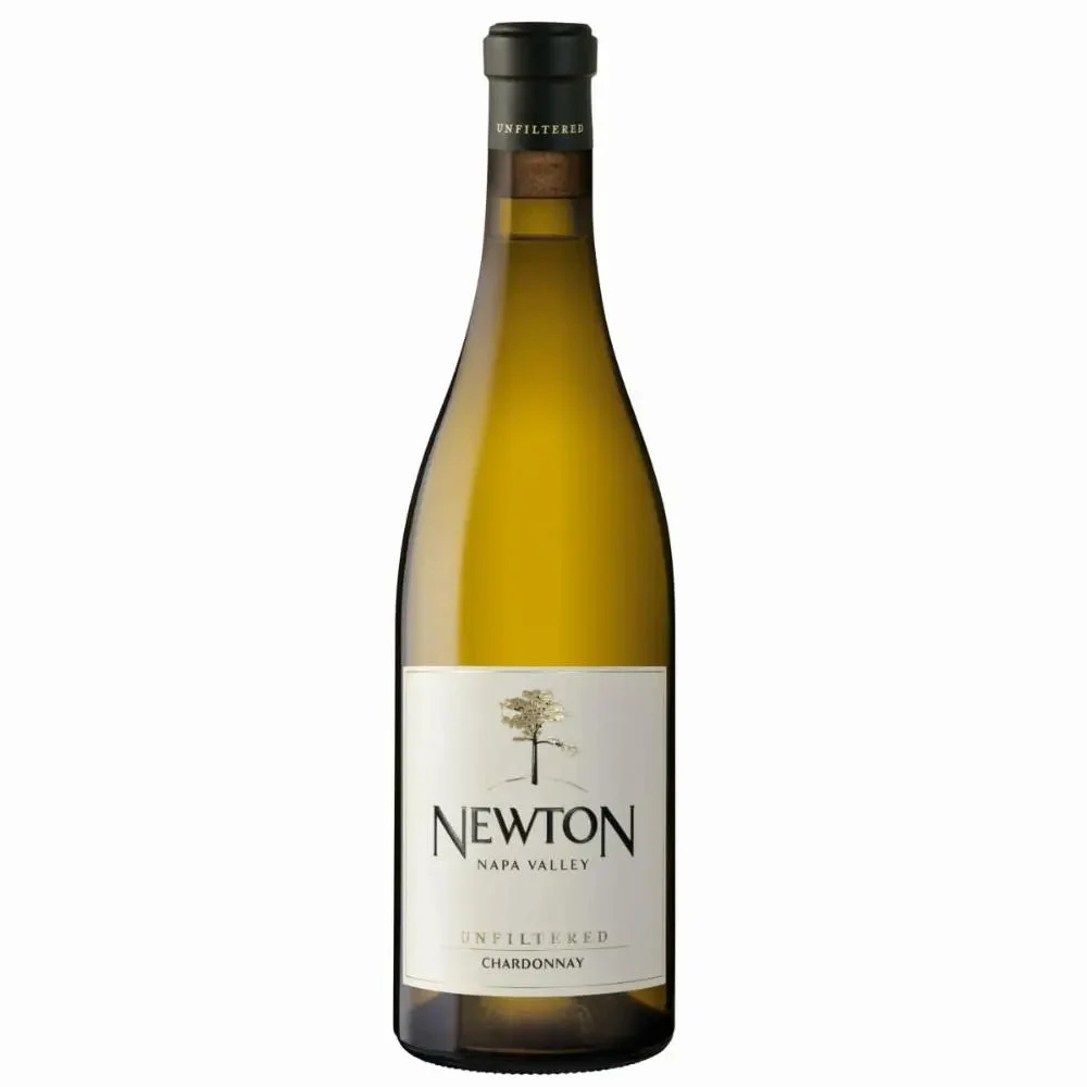 Newton Unfiltered Chardonnay Napa Valley White Label 2022 750ml