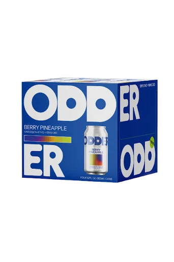 Odder Berry Pineapple 10mg THC 10mg CBD 4pk 12oz cans