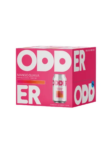 Odder Mango Guava 10mg THC 10mg CBD 4pk 12oz cans