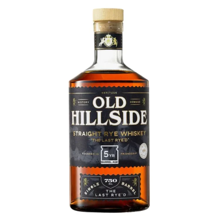 Old Hillside 5 Year The Last Rye'd Straight Rye Whiskey - 750ml