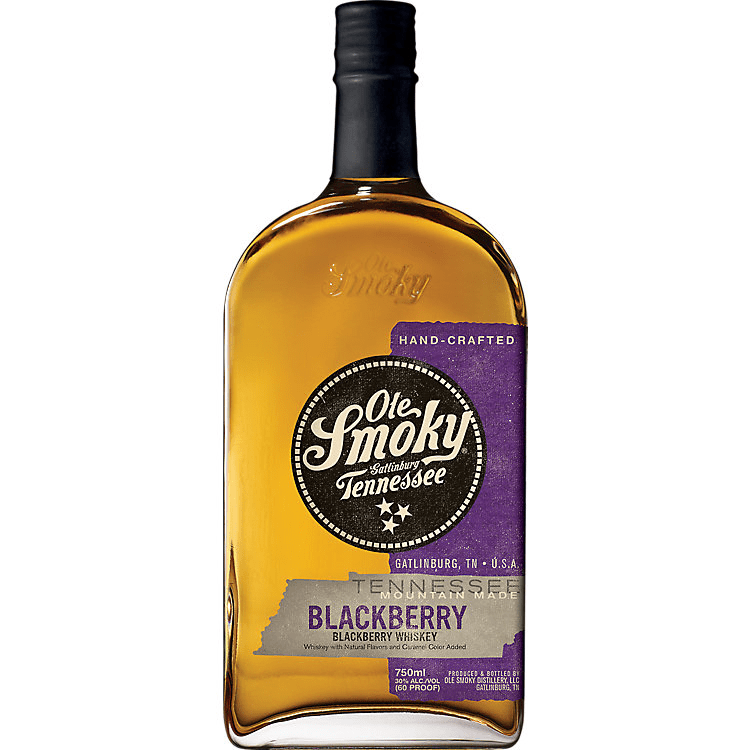 Ole Smoky Blackberry Flavored Whiskey Mountain Made 750ml