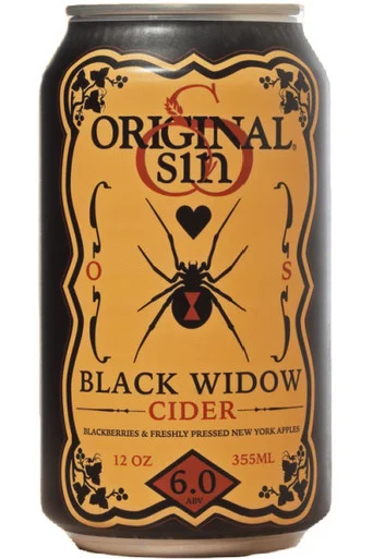 Original Sin Black Widow Blackbery Cider 6pk cans