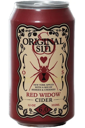 Original Sin Red Widow New York Apple Cider with Berries & Cherries 6pk cans