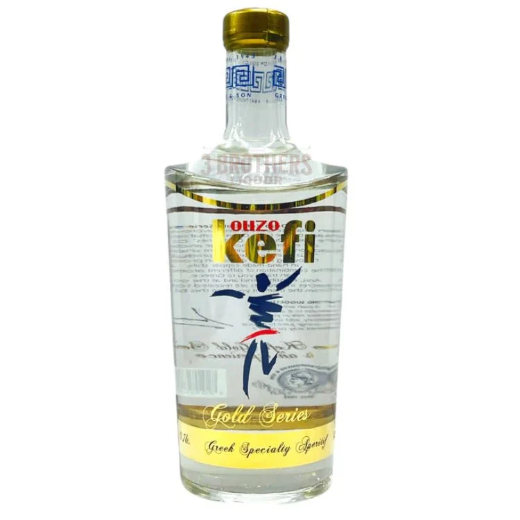 Ouzo Kefi Gold Series Greek Specialty Arak - 700ml