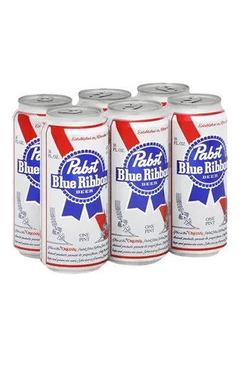 Pabst Blue Ribbon 6pk 16oz cans
