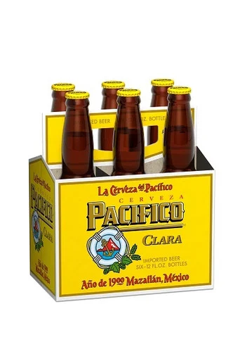 Pacifico 6pk bottles