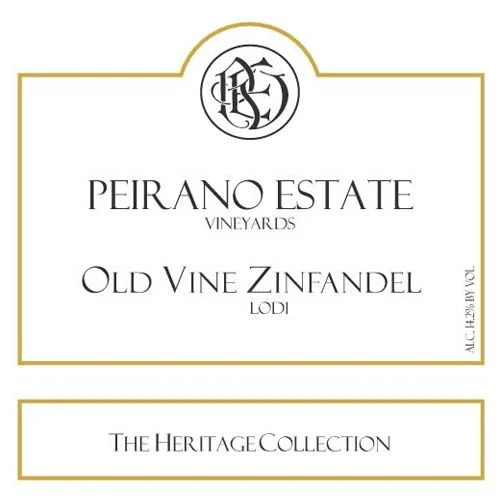Peirano Estate Old Vine Zinfandel Lodi Heritage Collection