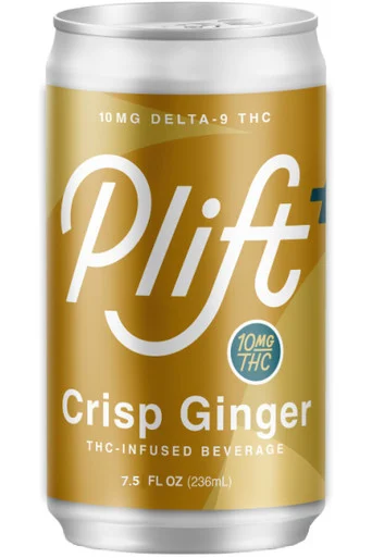 Plift Crisp Ginger 10mg THC 4pk 7.5oz cans
