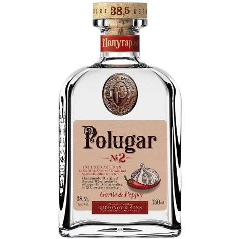 Polugar No. 2 Garlic and Pepper Vodka