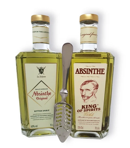 Premium Thujone Absinthe Bottles Set