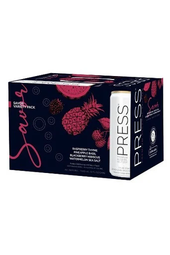 Press Seltzer #2 Savor Variety 12pk cans