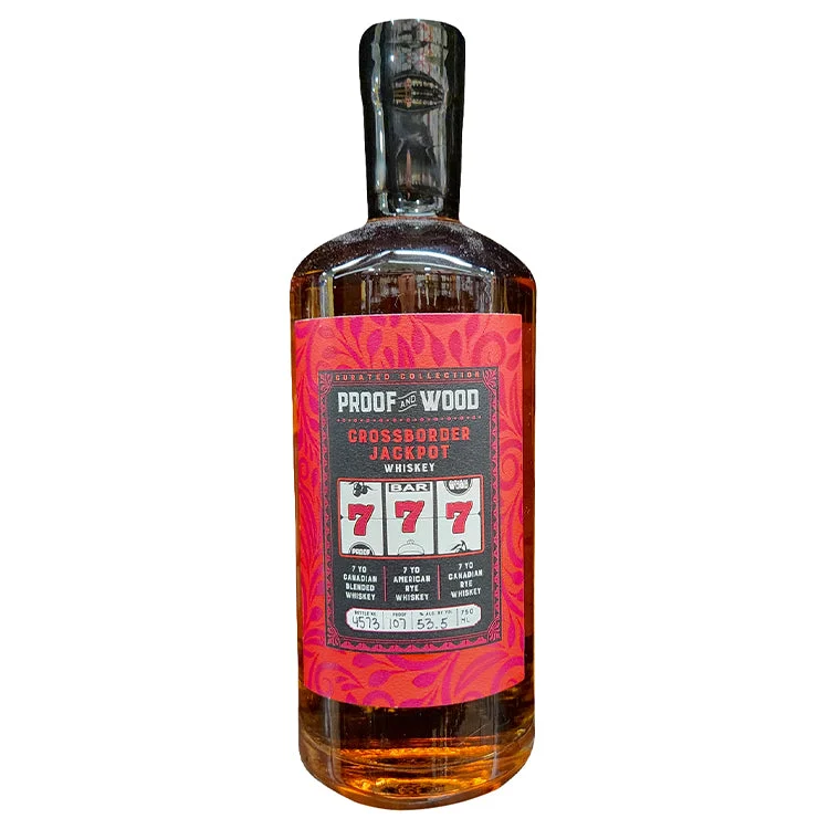 Proof & Wood Crossborder Jackpot 7 Years Limited Release Whiskey - 750ml