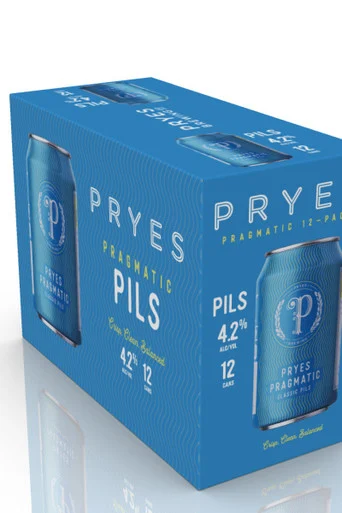 Pryes Brewing Pragmatic Pilsner 12pk 12oz cans