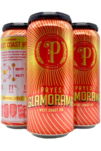 Pryes Glamorama West Coast IPA 4pk 16oz cans