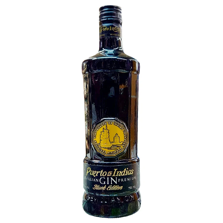 Puertos De Indias Black Edition Sevillian Premium Gin - 750ml