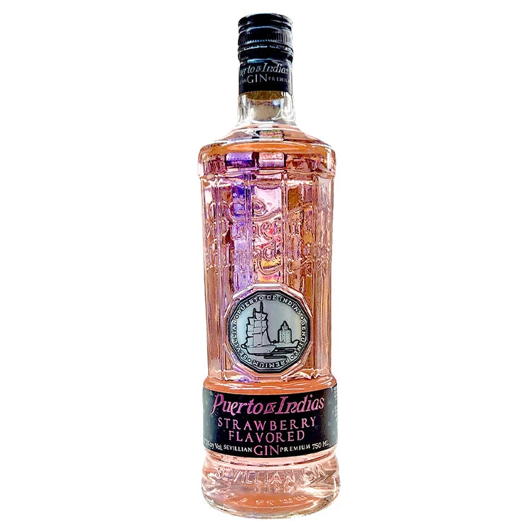 Puertos De Indias Strawberry Flavored Sevillian Premium Gin - 750ml