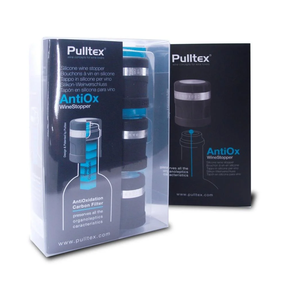 Pulltex AntiOx Wine Stopper Wine Preserver Six Piece