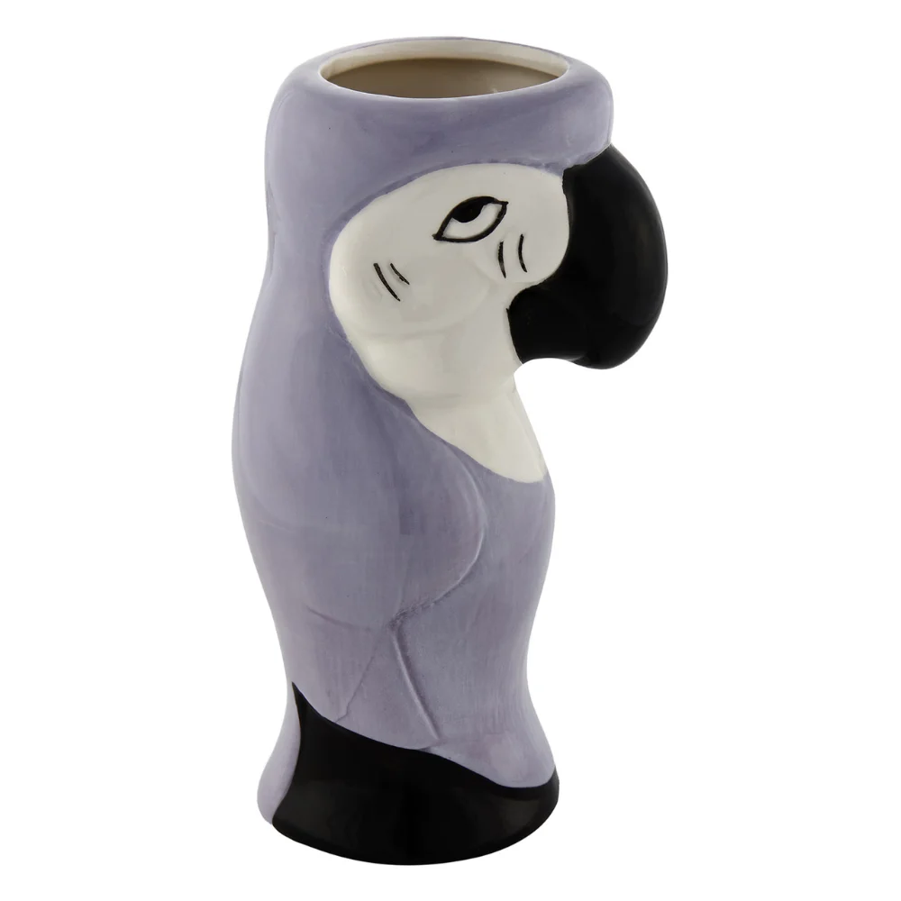Purple Parrot Tiki Mug