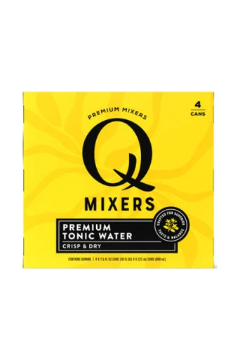 Q Premium Tonic Water 4pk 7.5oz cans