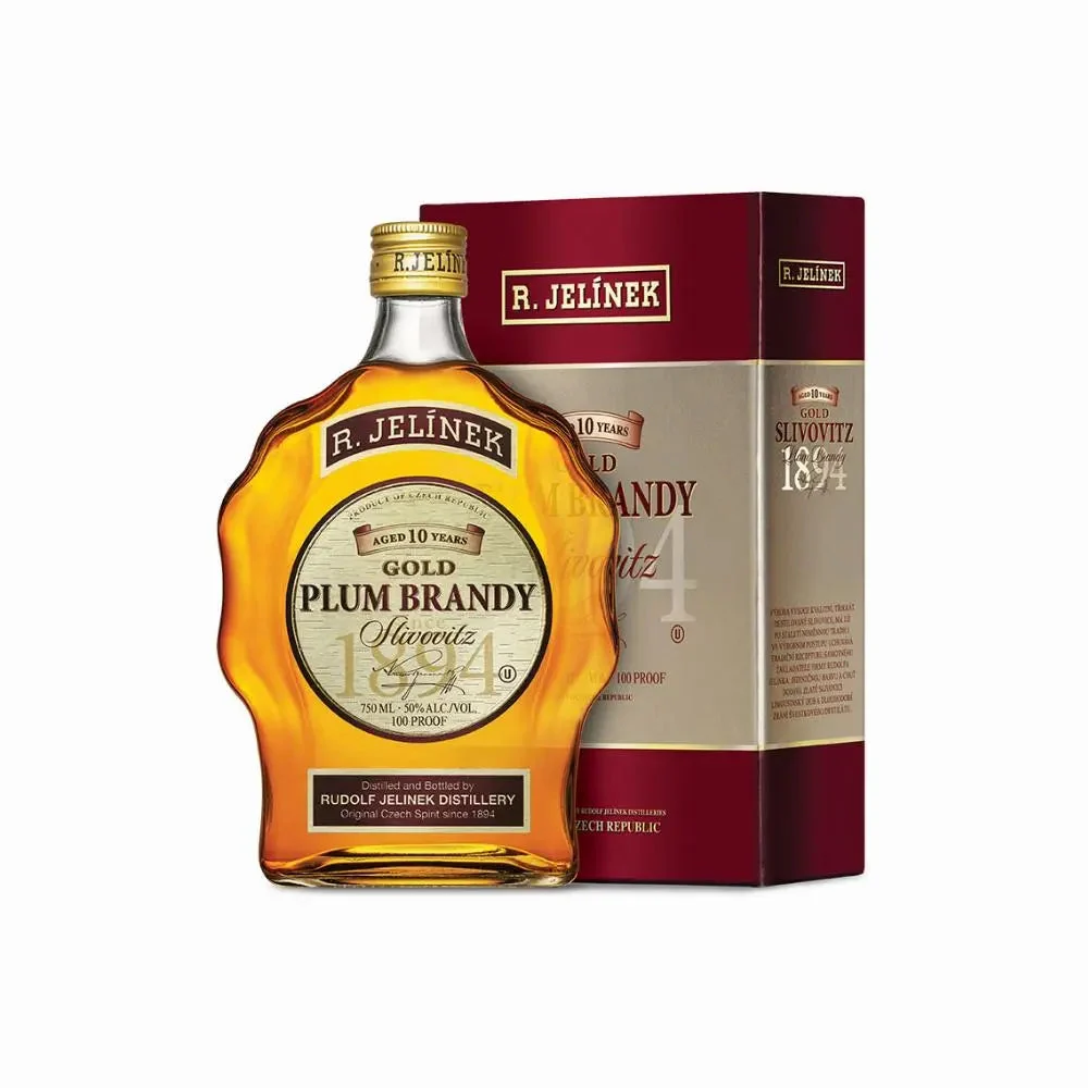 R. Jelinek Slivovitz GoldPlum Brandy 10 Year Kosher 750ml