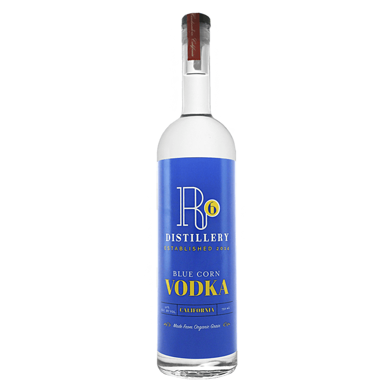 R6 Distillery Blue Corn Vodka 750mL