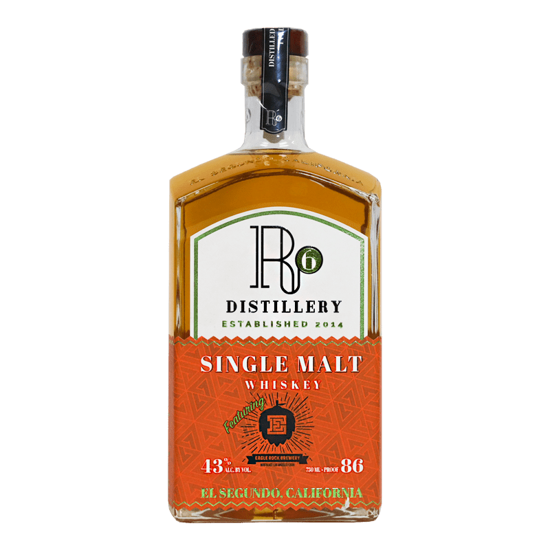 R6 Distillery + Eagle Rock Brewing Single Malt Whiskey 750mL