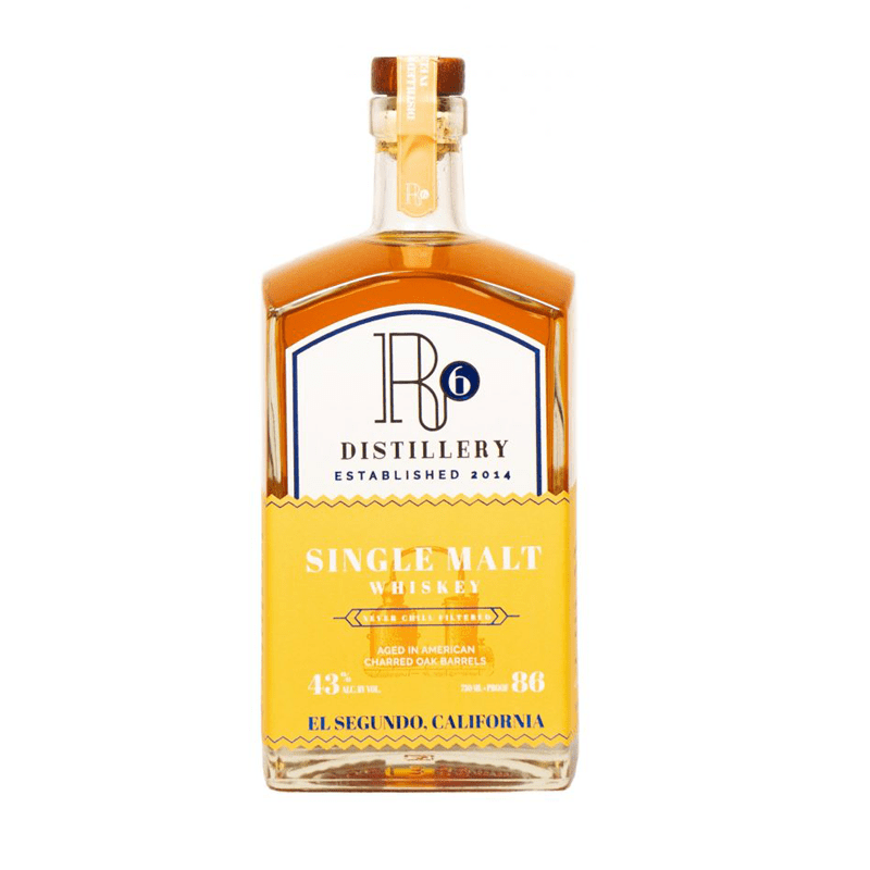 R6 Distillery Single Malt Whiskey 750mL