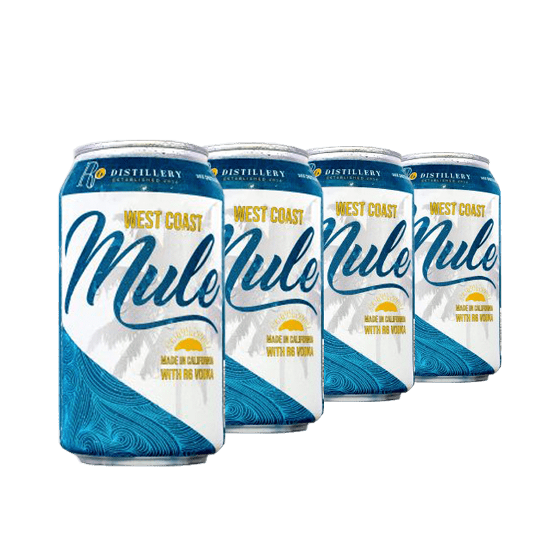 R6 Distillery West Coast Mule 12.oz 4 pack