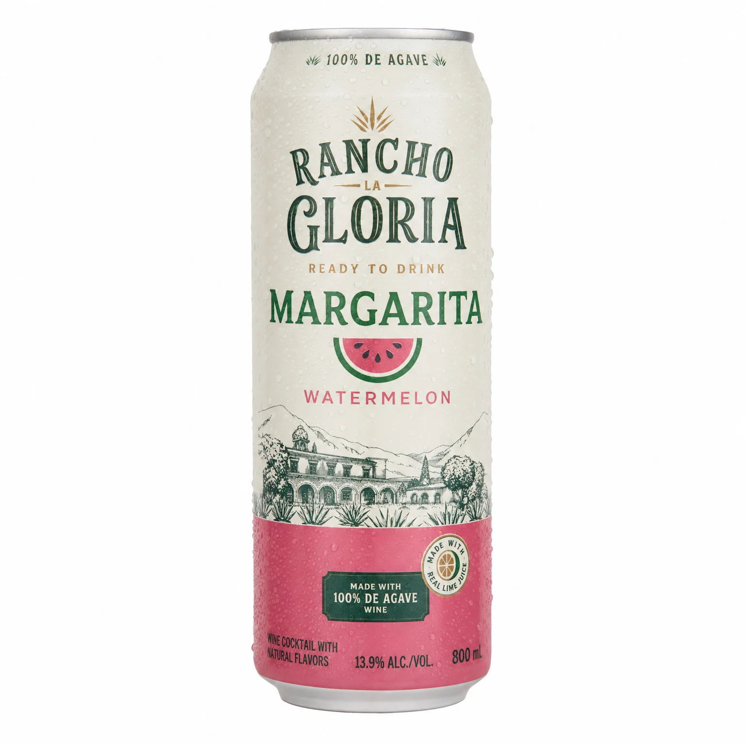 Rancho Gloria Watermelon Margarita Wine Cocktail 800ml