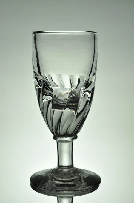 Rare Small Antique Torsade Absinthe Glass 44427