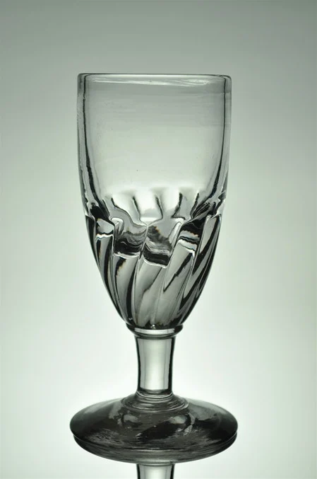Rare Small Antique Torsade Absinthe Glass 44429