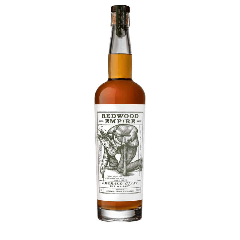 Redwood Empire Emerald Giant Rye Whiskey 750mL