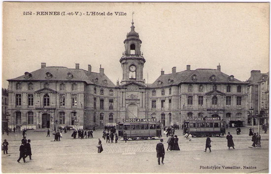 Rennes - Absinthe Oxygenee Cusenier Postcard